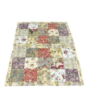 Floral Patchwork pillow shams